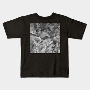 Silver Emotion Abstract Painting Kids T-Shirt